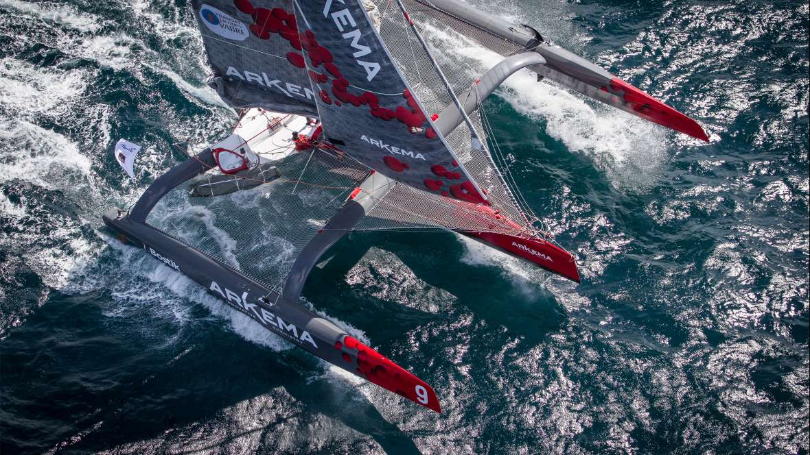 Arkema beats record to win Transat Jacques Vabre Multi50