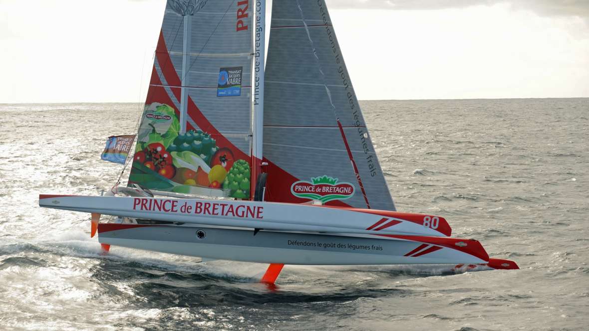 Dismasted skippers safe as Brazilian Navy boat tows Prince de Bretagne