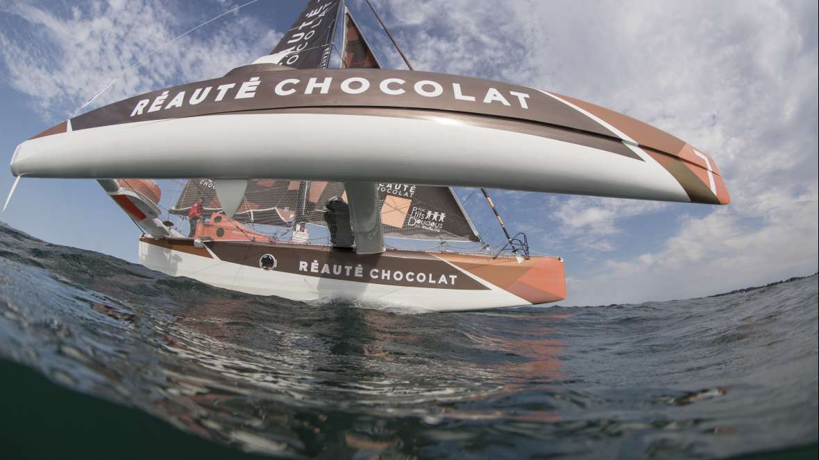 Réauté Chocolat finishes third in Transat Jacques Vabre Multi50