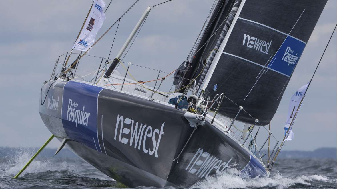 Newrest-Brioche Pasquier, douzième de la Transat Jacques Vabre en Imoca.  