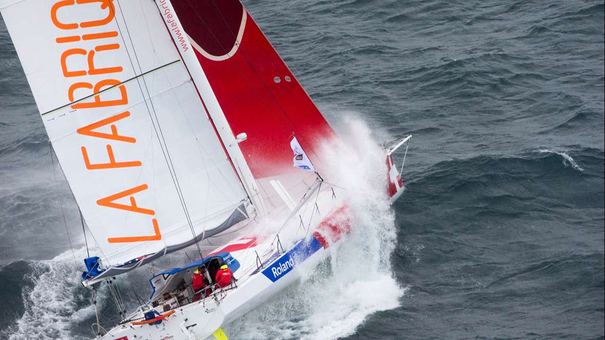 Message du bord Alan Roura La Fabrique (IMOCA) 14h55