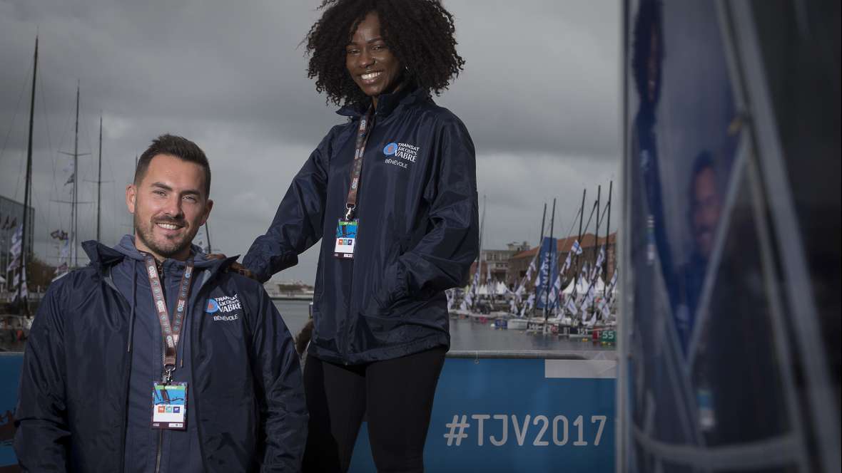 The worker bees of the Transat Jacques Vabre race village