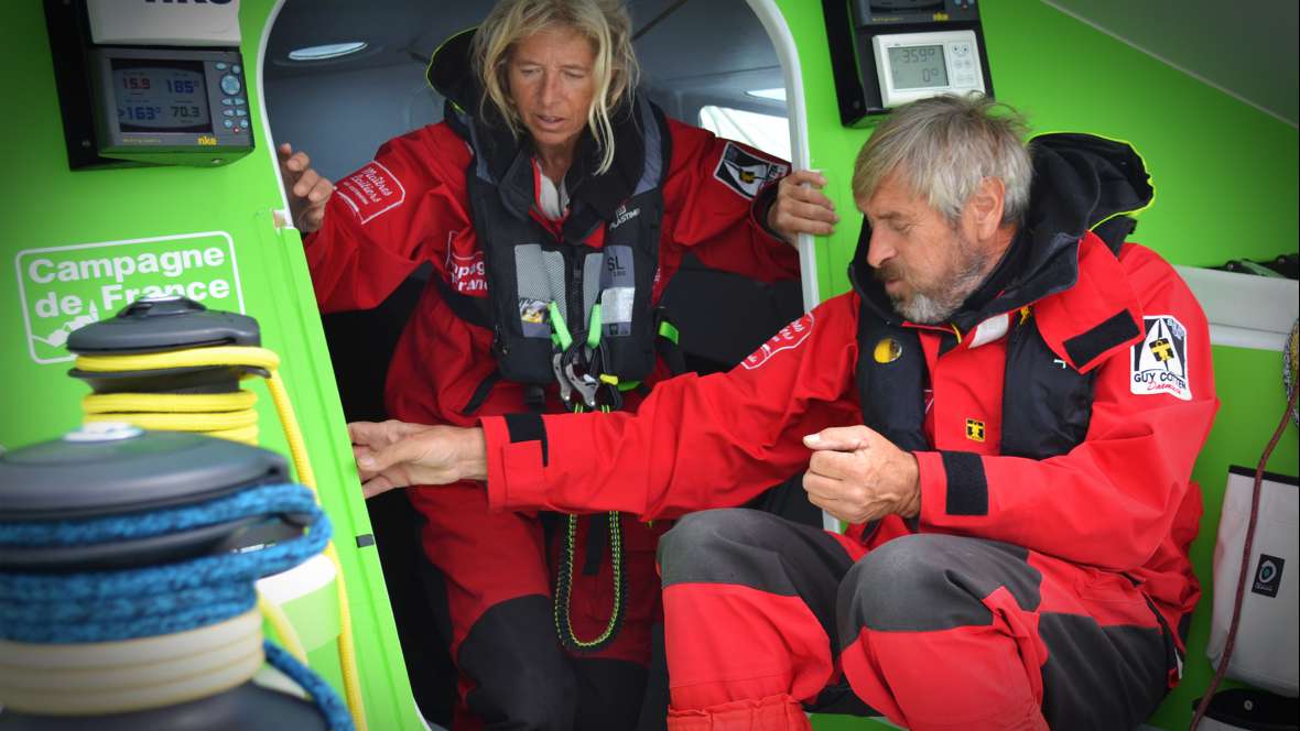 Skipper's log: Halvard Mabire and Miranda Merron - Campagne de France (IMOCA) 