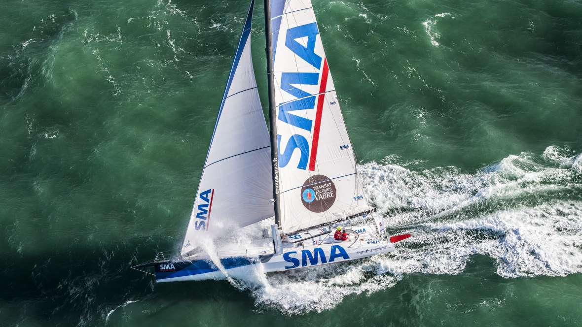 SMA, deuxième de la Transat Jacques Vabre en Imoca.