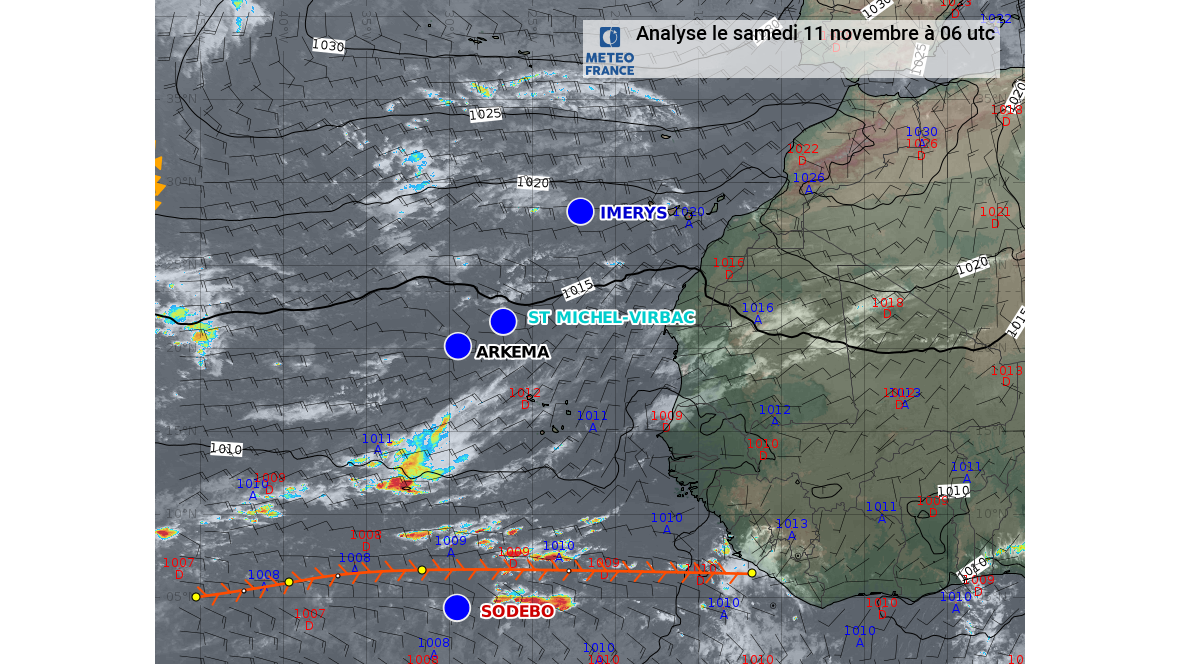 Conditions plus clémentes sur l’Atlantique !