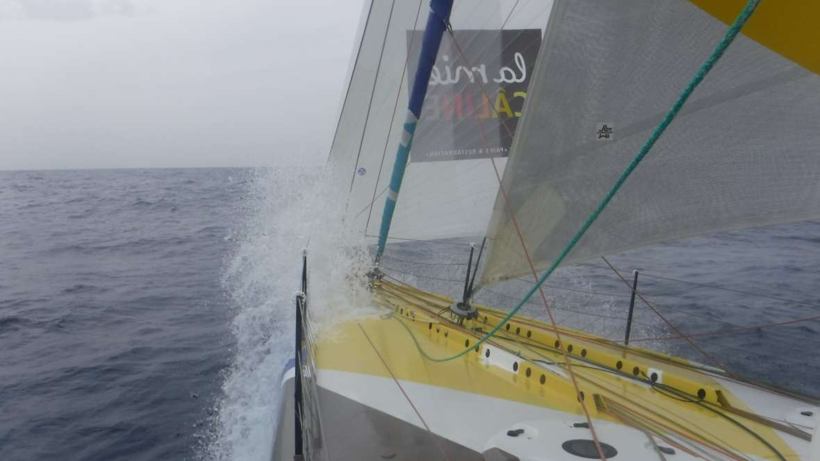 Messsage du bord Arnaud Boissière La Mie Câline - Artipôle (IMOCA)