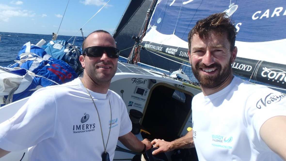 Skipper's log: Phil Sharp and Pablo Santurde, Imerys Clean Energy (Class40)