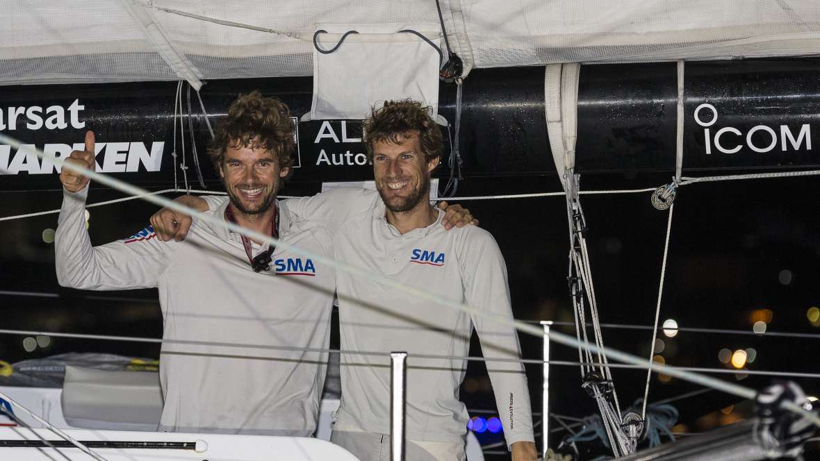 Jovem dupla francesa é vice-campeã da classe IMOCA 