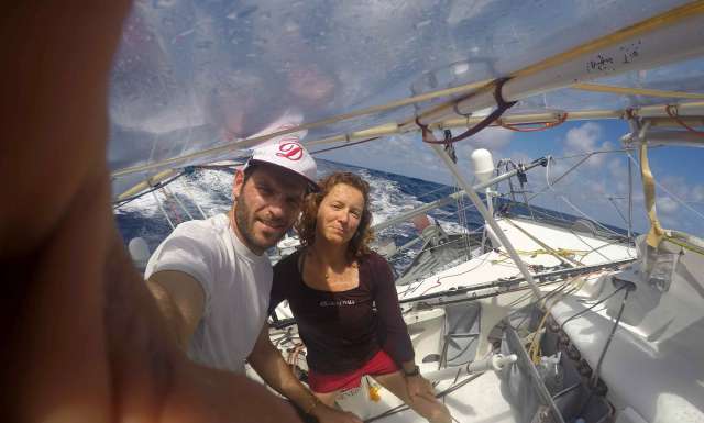 Photo sent from the boat Generali, skippers Isabelle Joschke and Pierre Brasseur, on November 18th, 2017 - Photo Generali

Sortis du Pot !