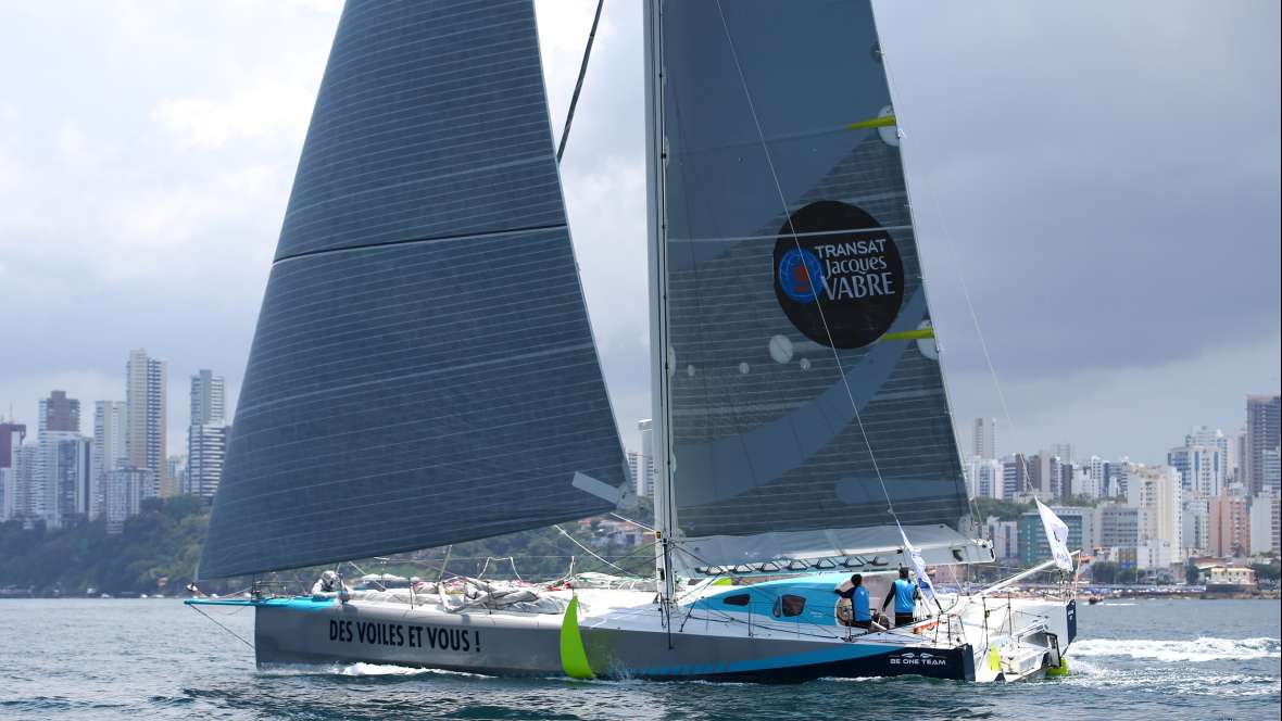 Des Voiles et Vous ! troisième Imoca à Salvador de Bahia