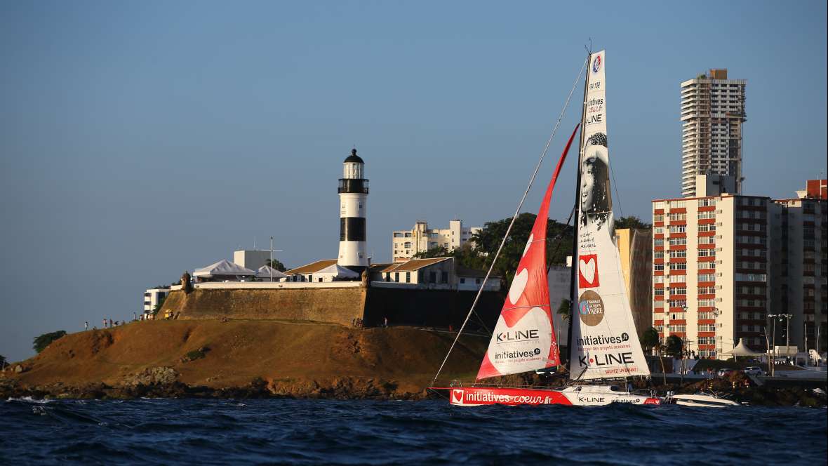 Initiatives-Cœur sixième Imoca à Salvador de Bahia