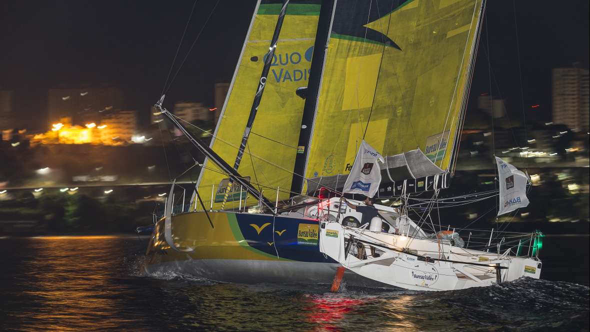 Bureau Vallée 2 septième Imoca à Salvador de Bahia