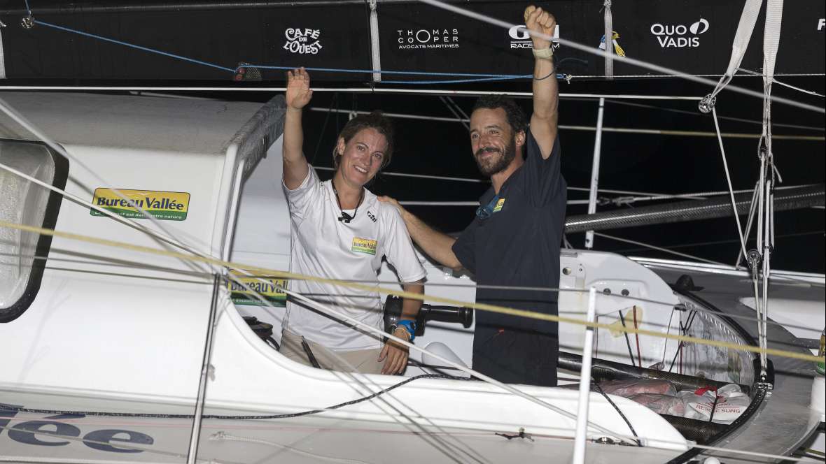 Bureau Vallée 2 finishes seventh in Transat Jacques Vabre Imoca class