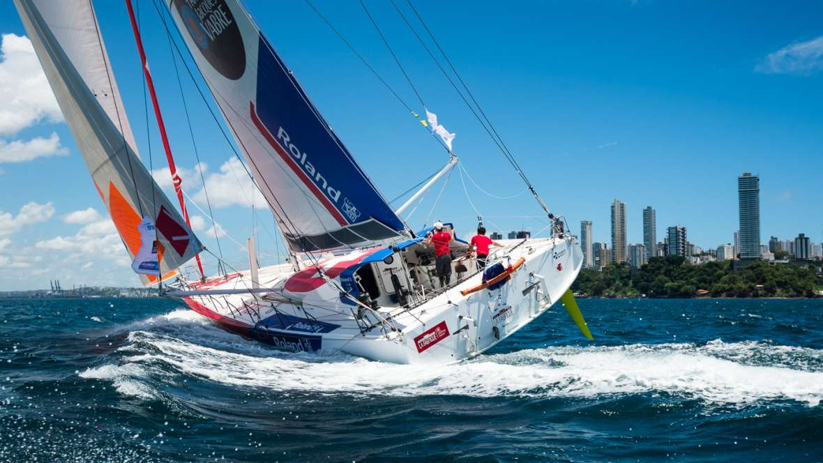 La Fabrique, neuvième de la Transat Jacques Vabre en Imoca.