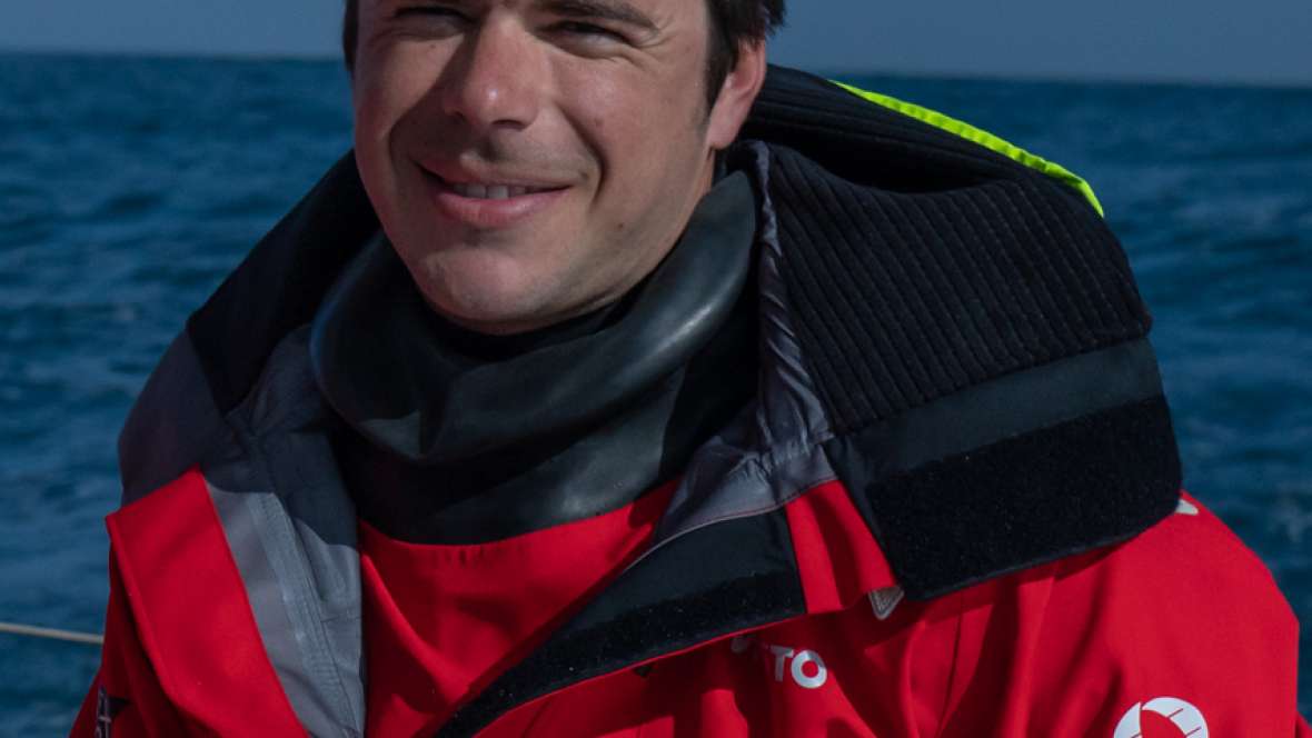 Sébastien Simon, skipper Arkea-Paprec (Imoca)