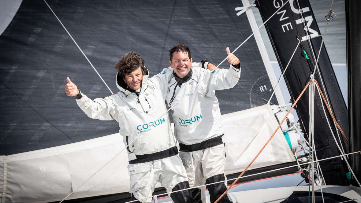 Jean Le Cam, skipper de Corum (IMOCA) 