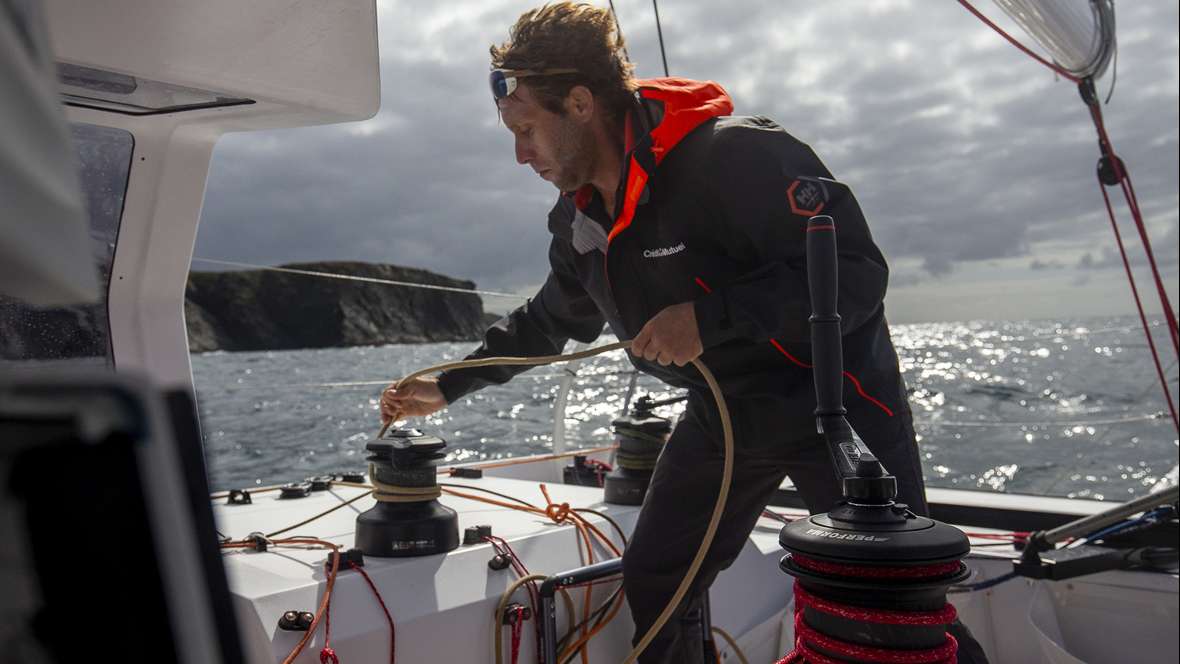 Ian Lipinski, skipper de Crédit Mutuel (Class40)