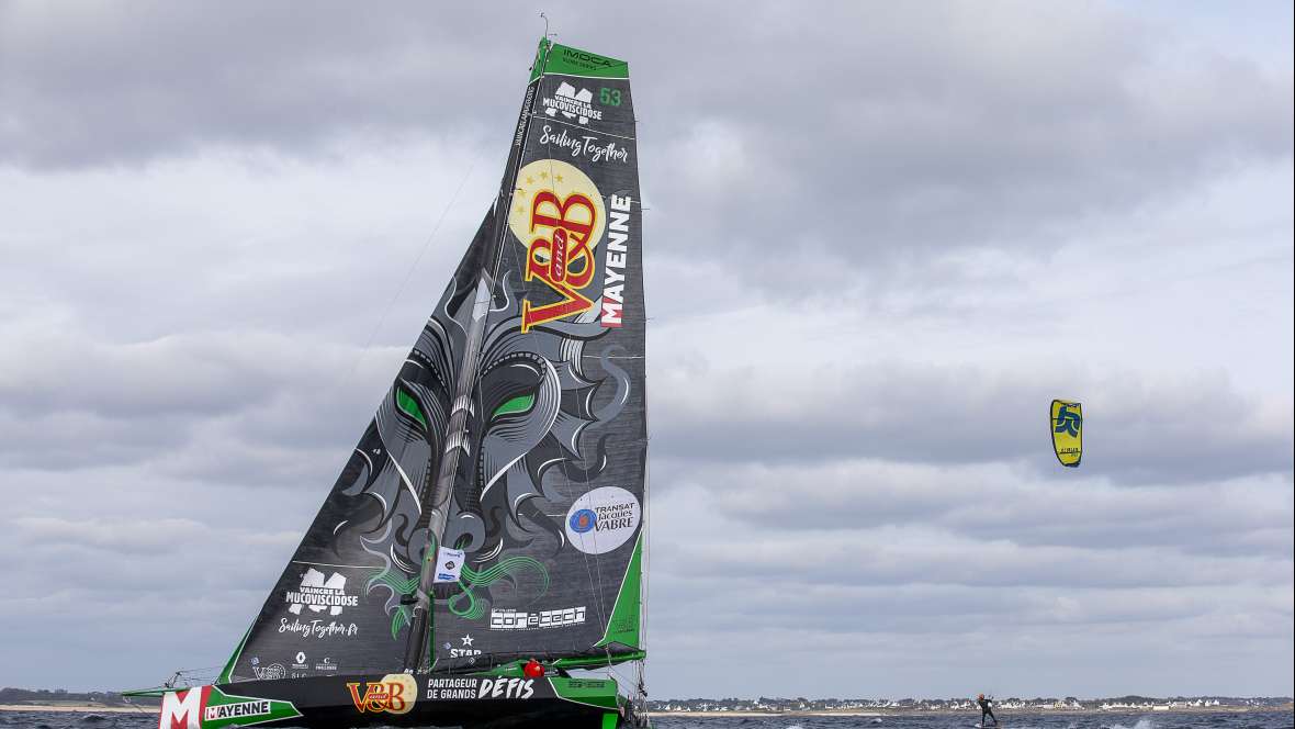 Message de la nuit : Maxime Sorel- VandB Mayenne (IMOCA)