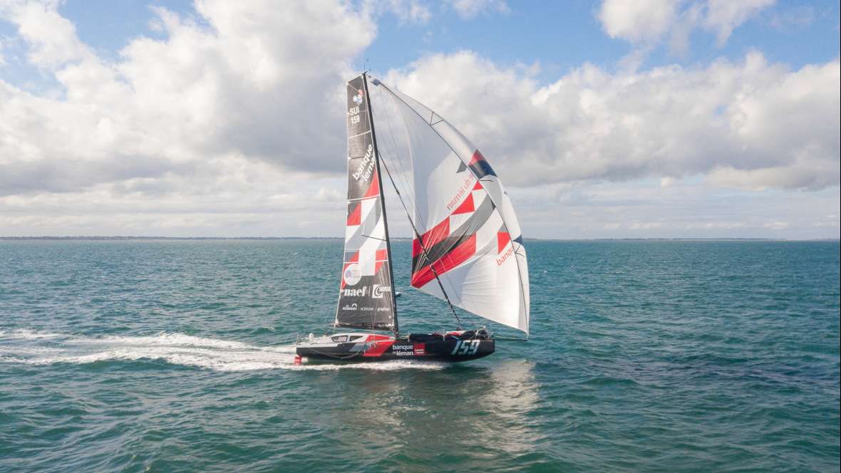 Message de la mer : Valentin Gautier, Banque du Léman (CLass40)