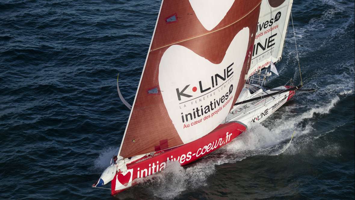 Initiatives Cœur, septième de la Transat Jacques Vabre Normandie Le Havre en IMOCA