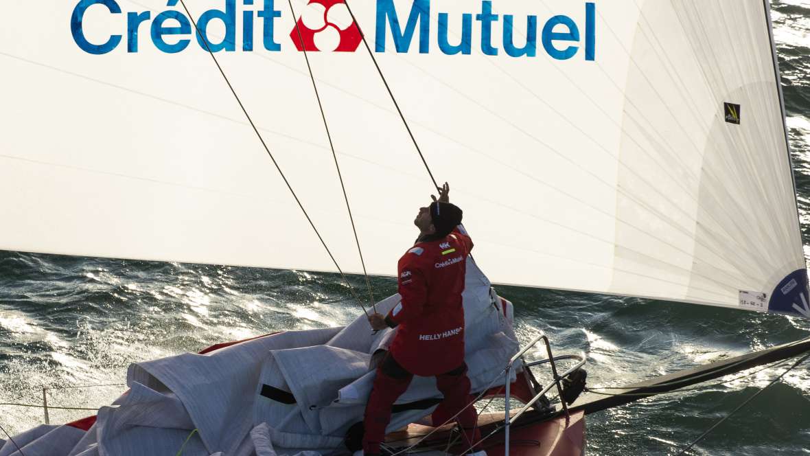 Ian Lipinski, skipper do Crédit Mutuel (Classe 40)