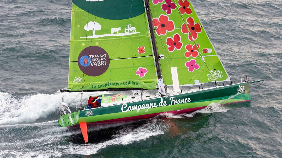 Message de la mer : Halvard Mabire, Campagne de France (Imoca)