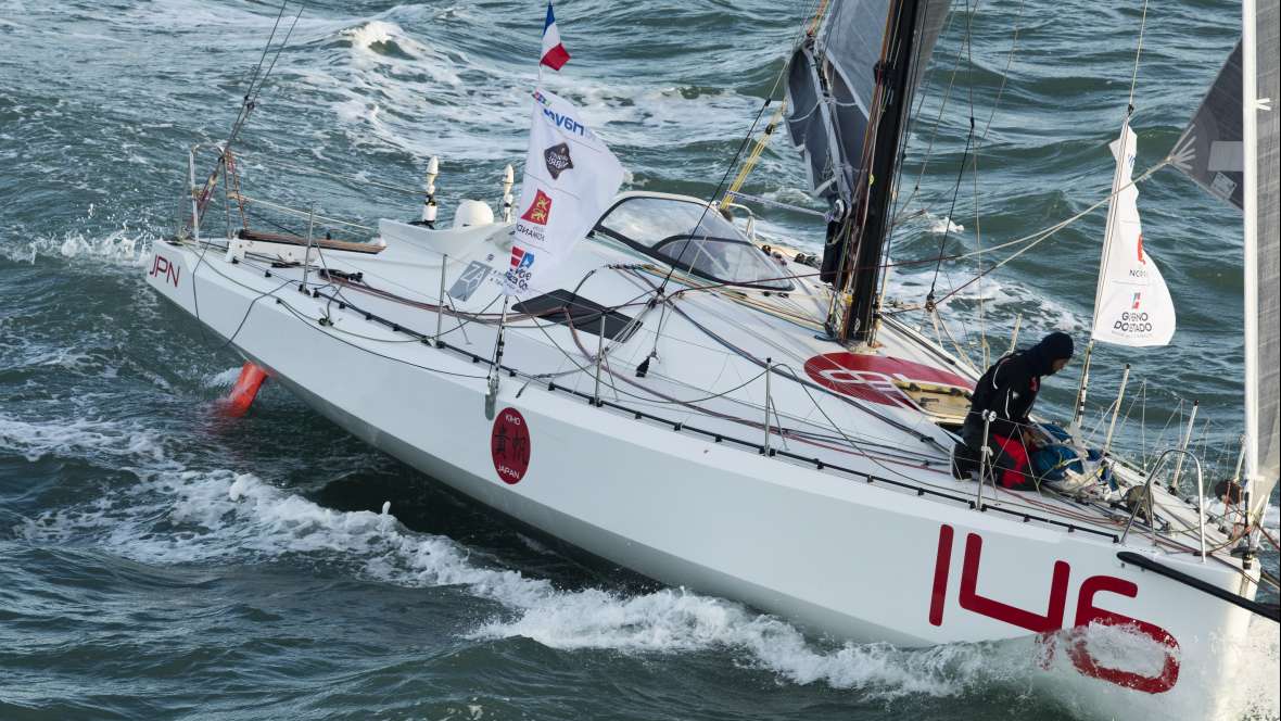 The Japanese Class40, KIHO, diverting for Lorient stopover 