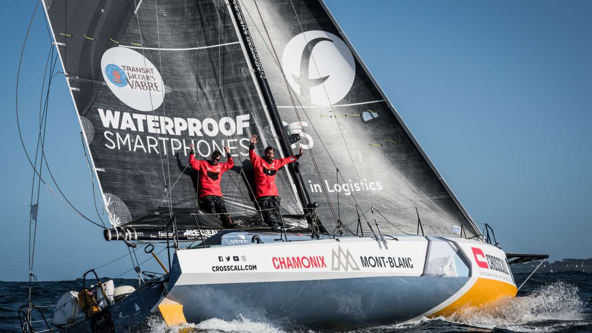 Crosscall Chamonix Mont-Blanc  finishes fifth in the Transat Jacques Vabre Normandie Le Havre Class40