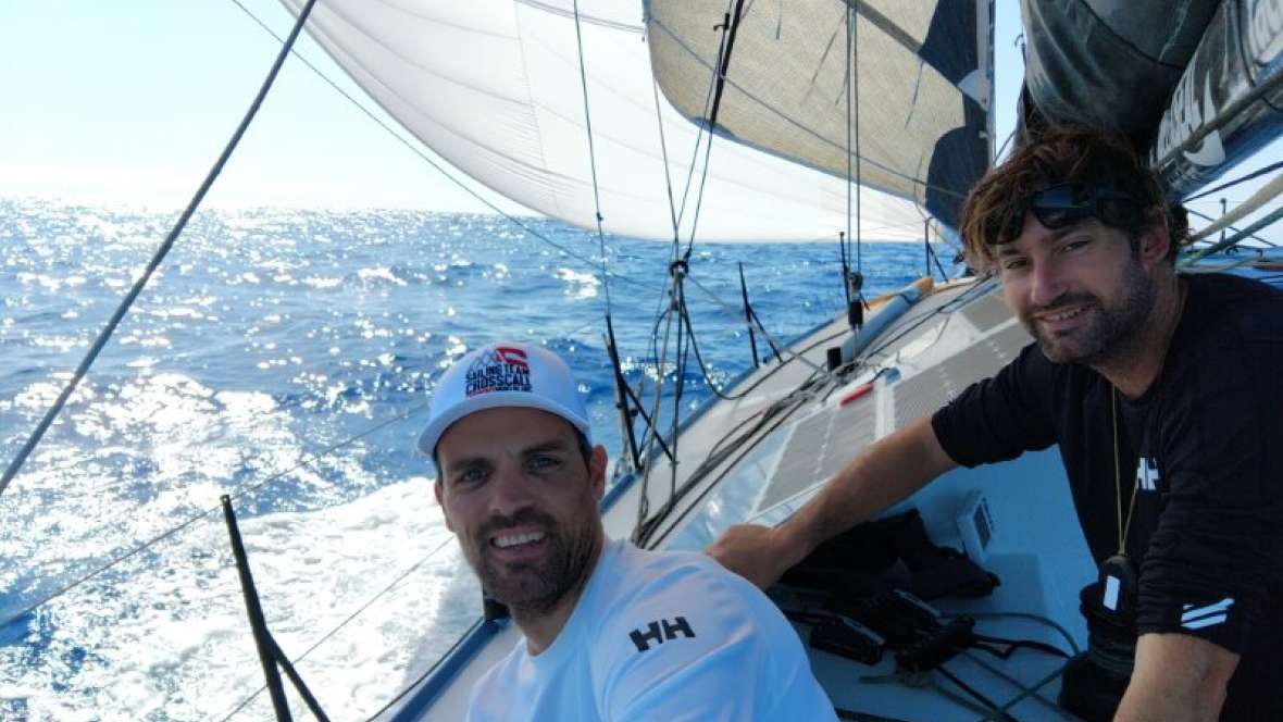 Message de la mer : Louis Duc - Crosscall Chamonix Mont-Blanc (Class40)