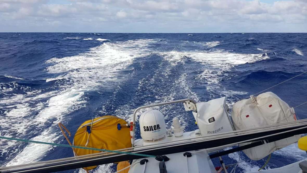 Message de la mer : Christophe Fialon Prendre la mer Agir pour la forêt (Class40)