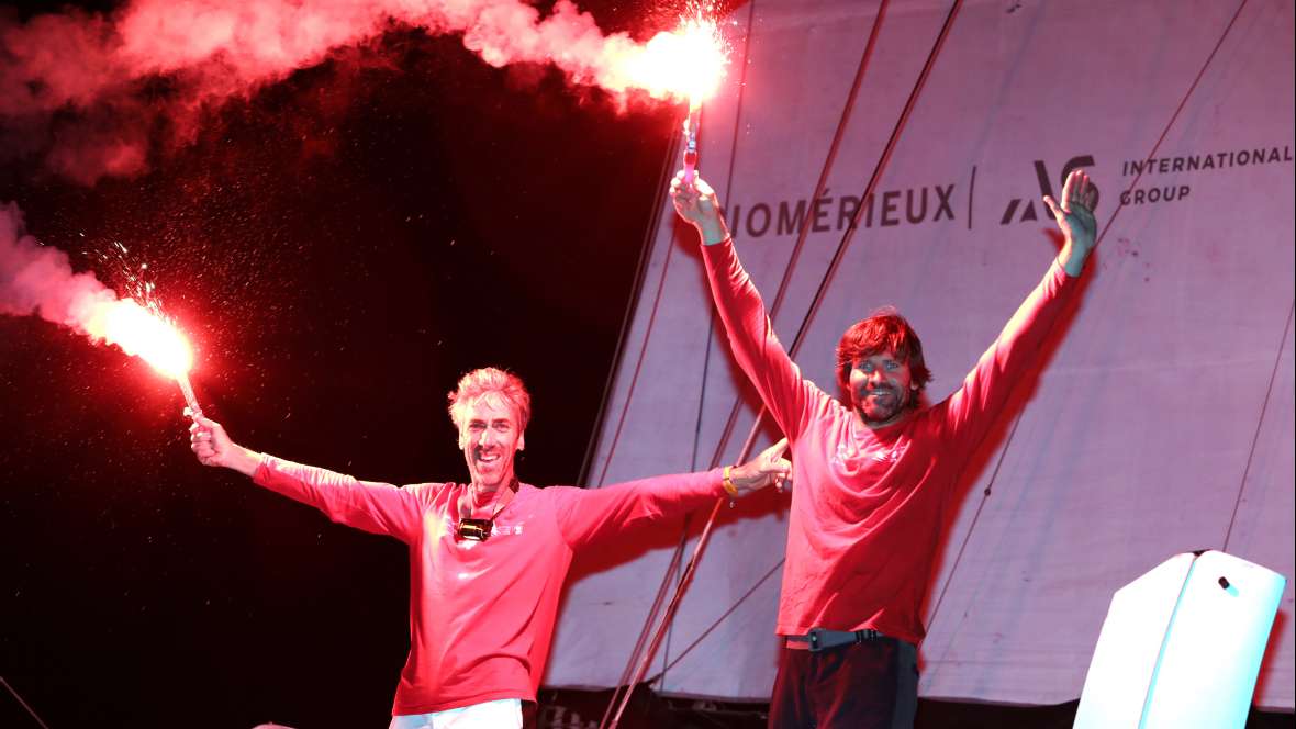 Groupe GCA - Mille et un sourires, vainqueur de la Transat Jacques Vabre Normandie Le Havre en Multi50