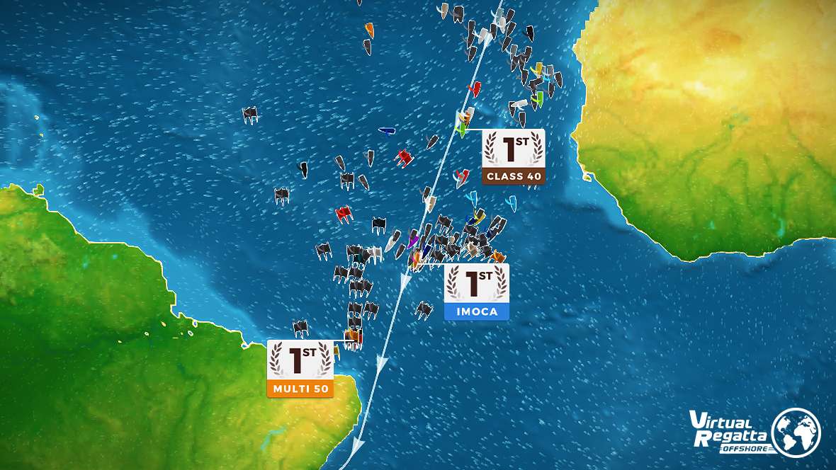 Plus de 160 000 marins virtuels se disputent la première place en Class 40, Multi50 et IMOCA 