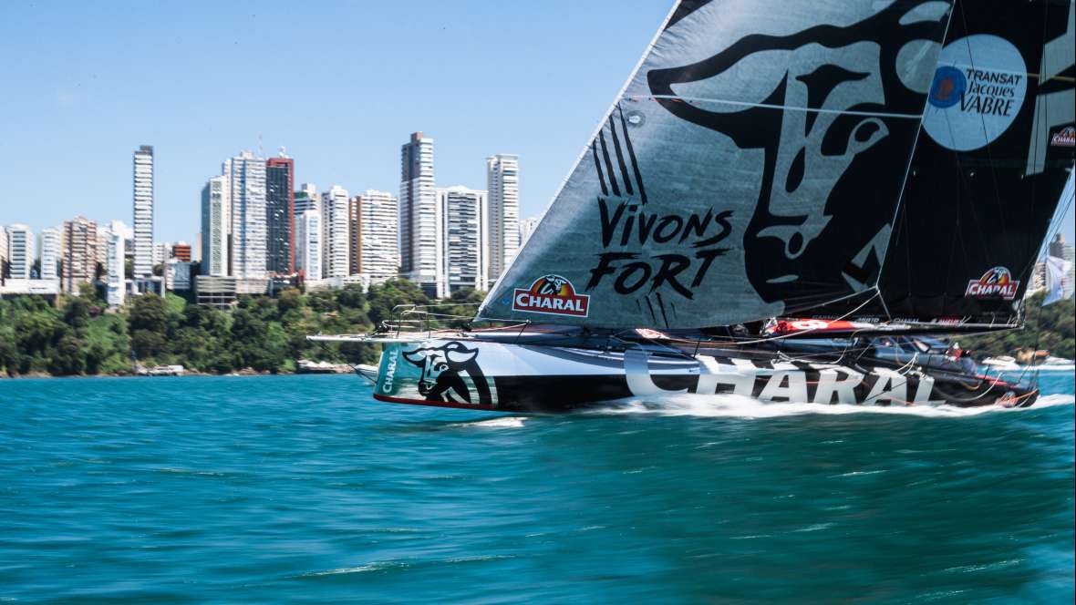 Charal, troisième de la Transat Jacques Vabre Normandie Le Havre en IMOCA.