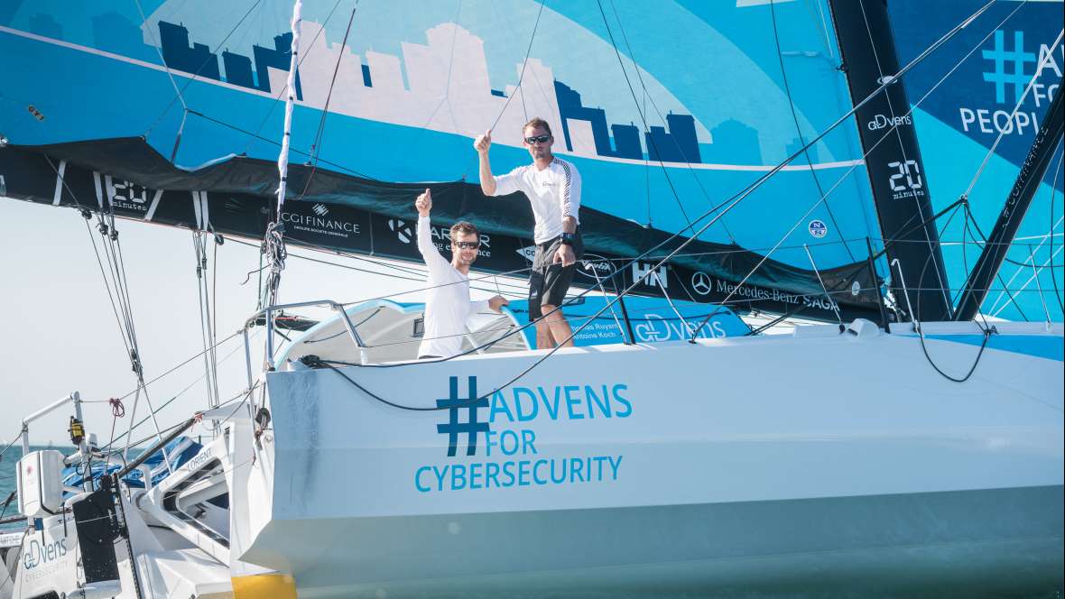  Advens for Cybersecurity finishes fourth in the Transat Jacques Vabre Normandie Le Havre IMOCA