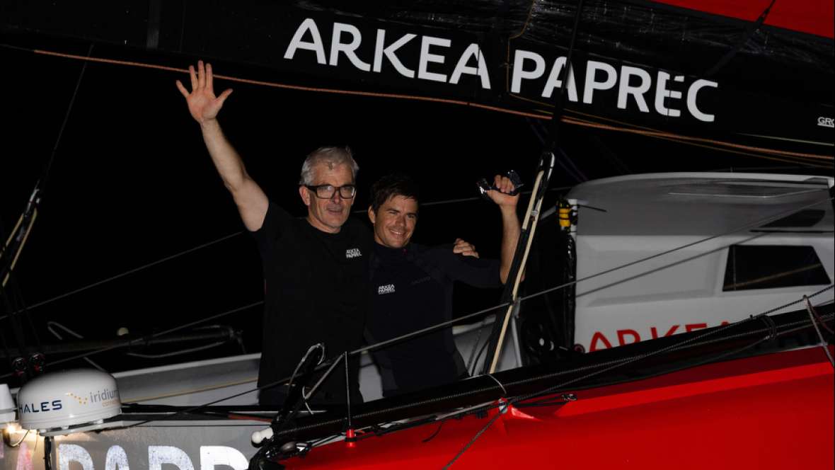 Arkea-Paprec neuvième de la Transat Jacques Vabre Normandie Le Havre en Imoca