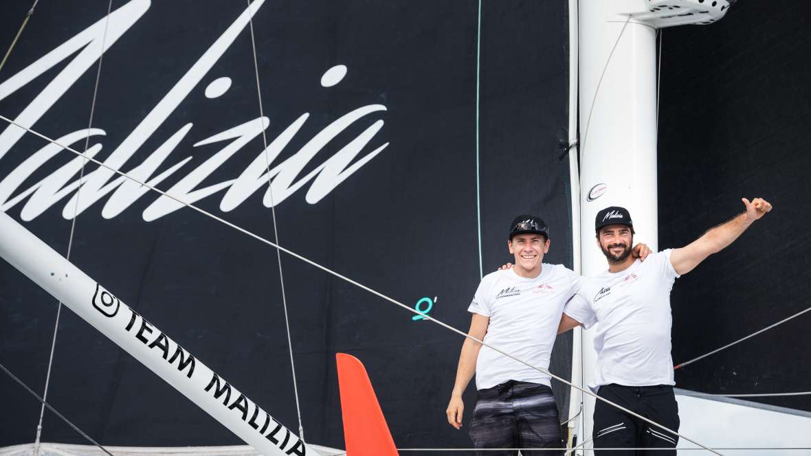 Malizia II – Yacht Club de Monaco douzième de la Transat Jacques Vabre Normandie Le Havre en IMOCA