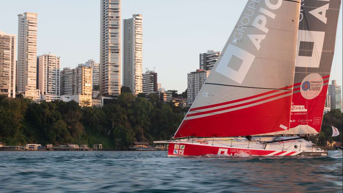 Groupe Apicil, 14ème de la Transat Jacques Vabre Normandie Le Havre en Imoca