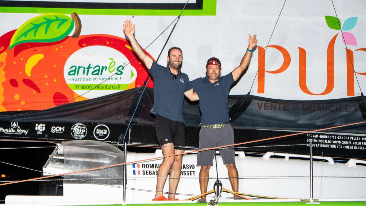 Pure, quinzième de la Transat Jacques Vabre Normandie Le Havre en IMOCA