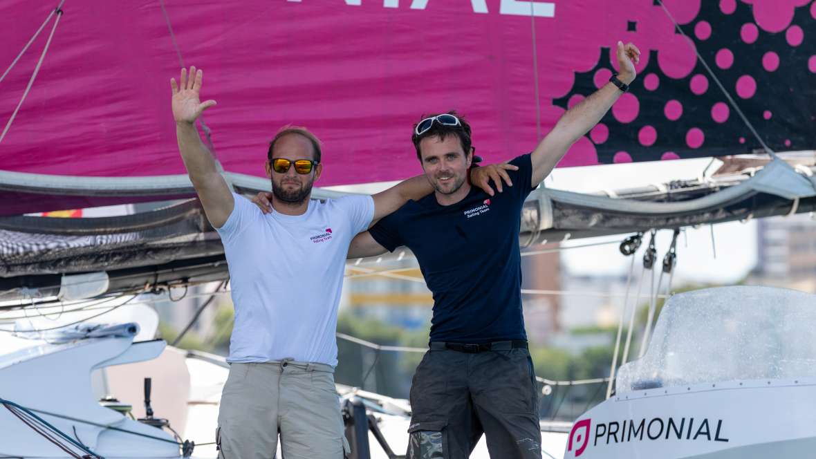 Primonial finishes third in the Transat Jacques Vabre Normandie Le Havre Multi50