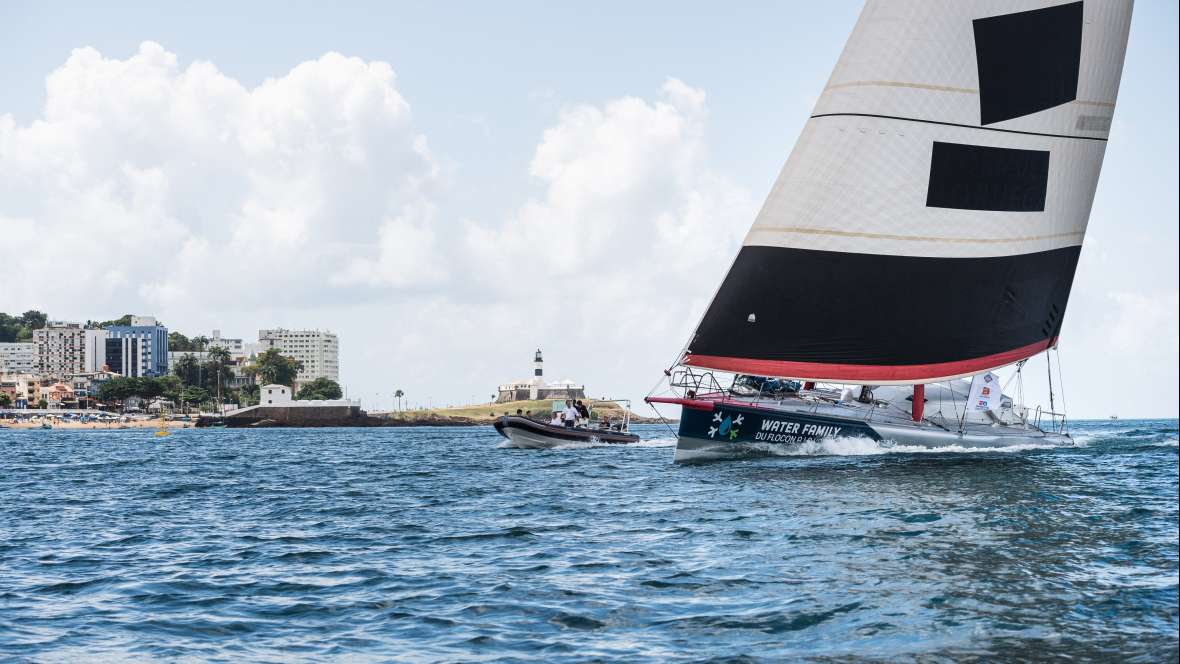 Water Family, dix-neuvième de la Transat Jacques Vabre Normandie Le Havre en IMOCA