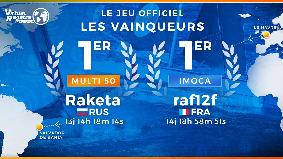 Virtual Regatta : et les vainqueurs sont...