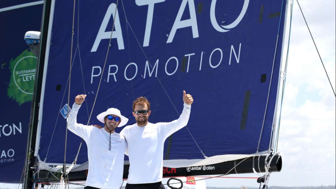 Leyton finishes second in the Transat Jacques Vabre Normandie Le Havre Class40