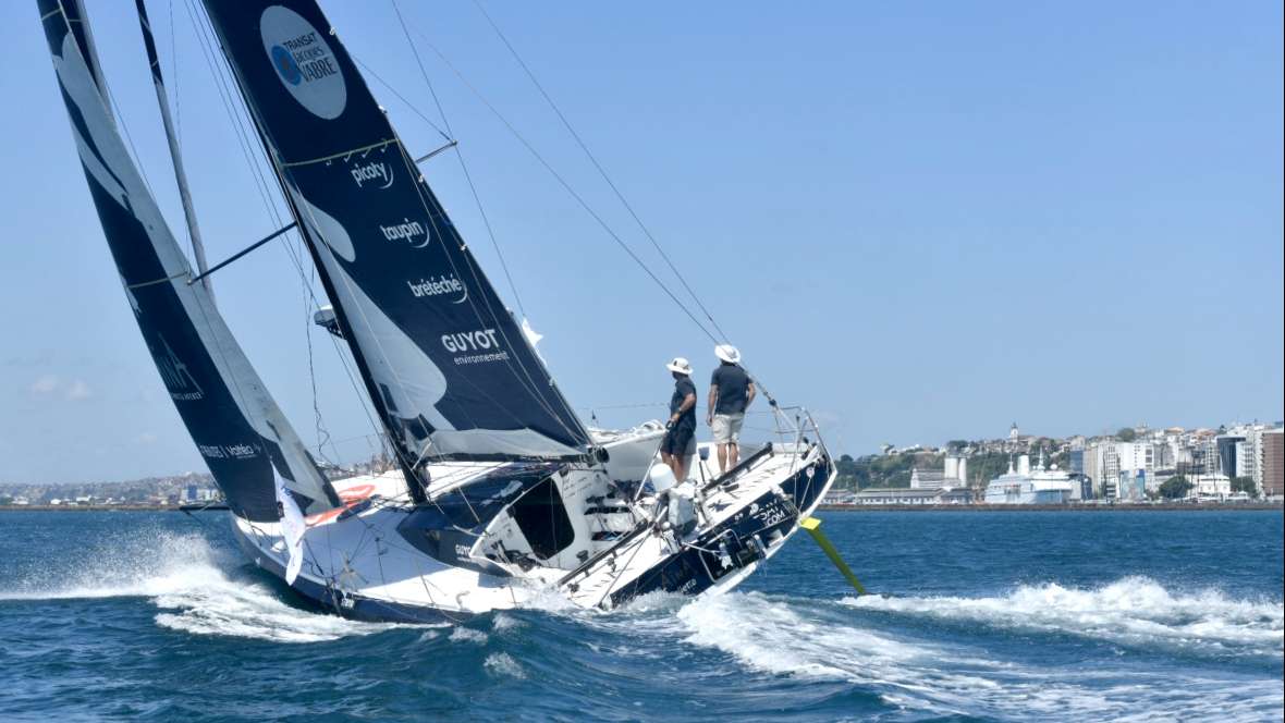 Aïna Enfance & Avenir, troisième de la Transat Jacques Vabre Normandie Le Havre en Class40