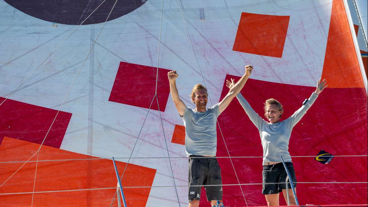  Pip Hare Ocean Racing finishes twenty-fourth in the Transat Jacques Vabre Normandie Le Havre IMOCA