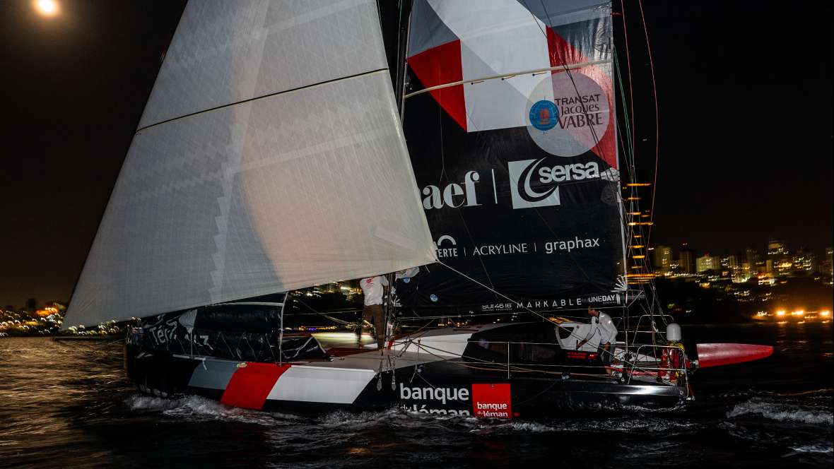 Banque du Léman, quatrième de la Transat Jacques Vabre Normandie Le Havre en Class40