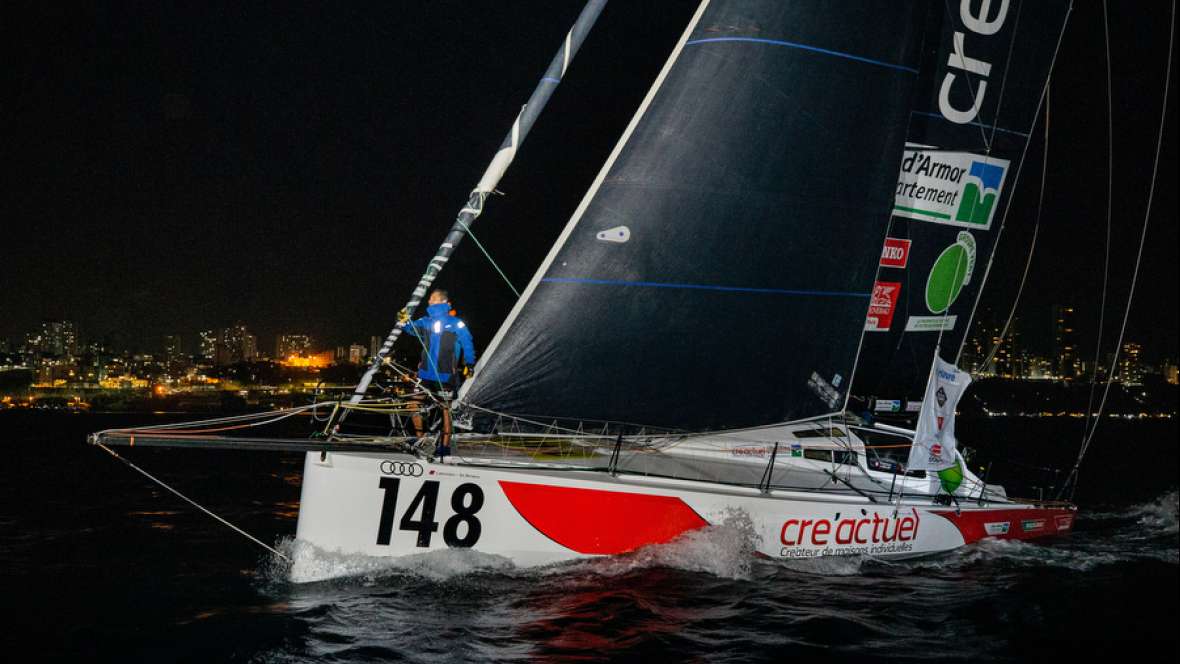 Cre'actuel - Côtes d'Armor finishes HEIGHTh in the Transat Jacques Vabre Normandie Le Havre Class40