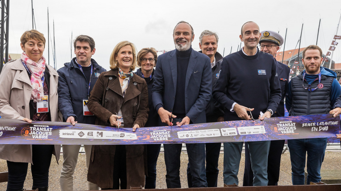 Le village de la Transat Jacques Vabre Normandie Le Havre inauguré 