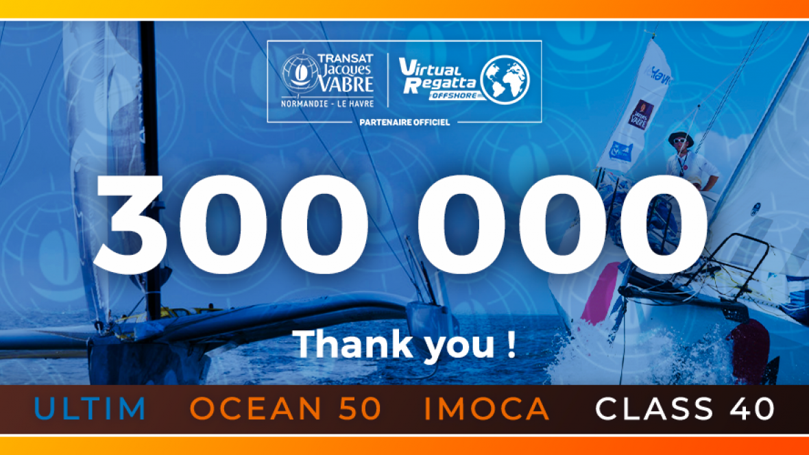 300 000 bateaux en mer sur la Transat Jacques Vabre !