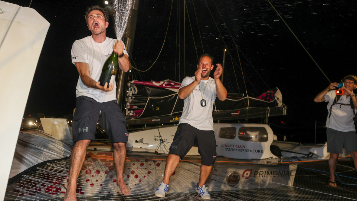 Primonial vainqueur de la Transat Jacques Vabre en Ocean Fifty !