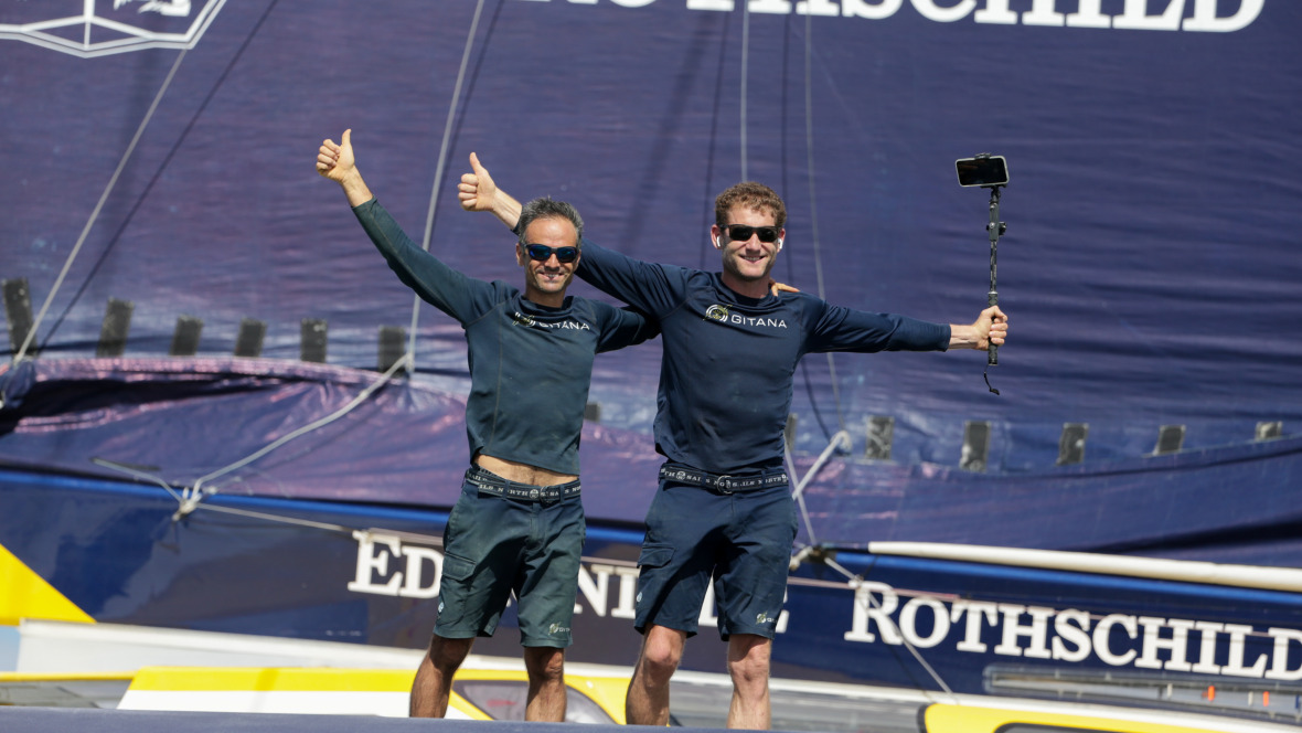 Maxi Edmond de Rothschild vainqueur de la Transat Jacques Vabre en Ultime